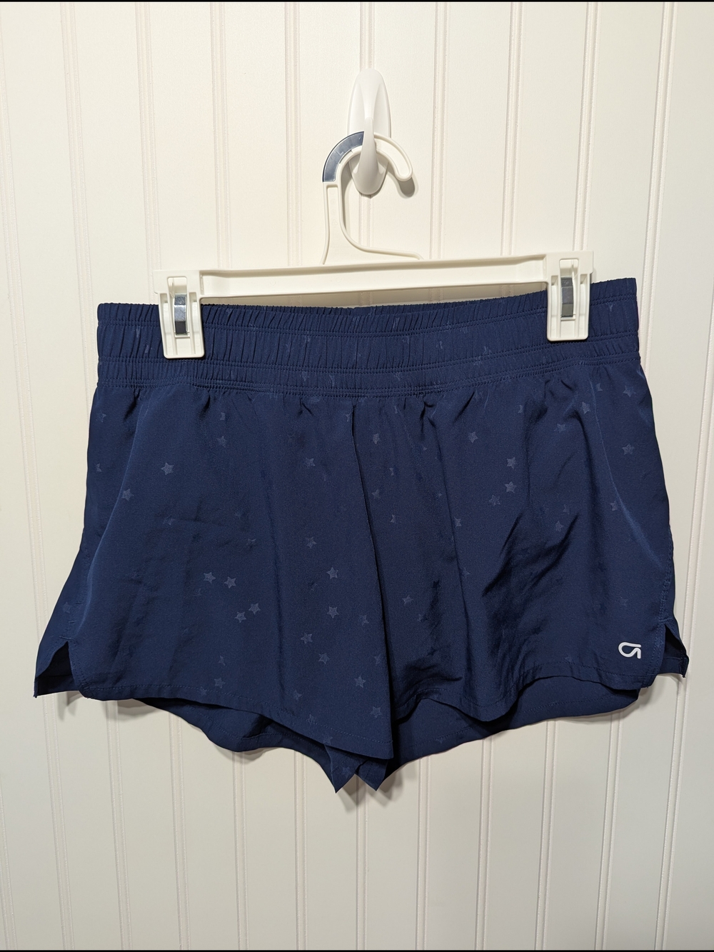 GAP Navy Star-Print Athletic Shorts